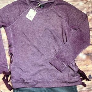 NWT Ana Purple Sweatshirt Size L